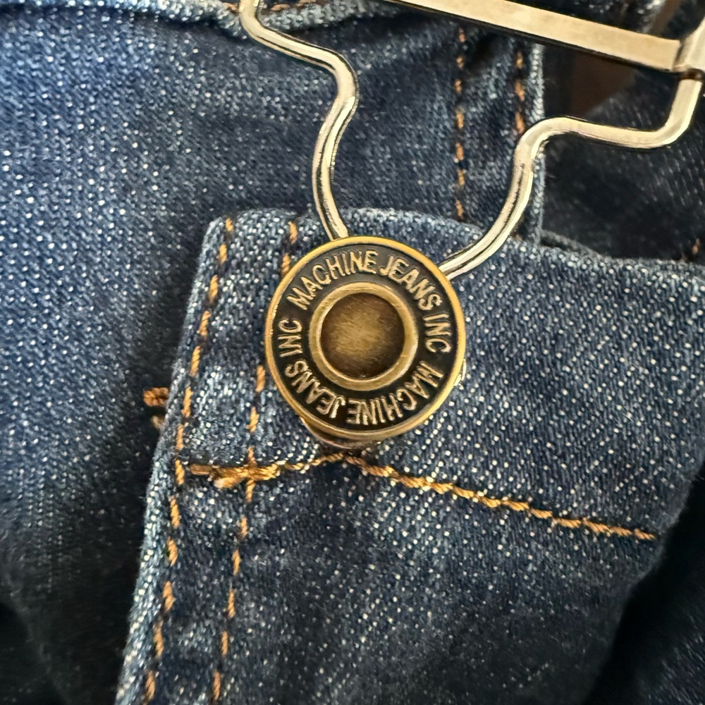 Women’s Machine Jeans Overall Shorts, sz Lg. - Picture 4 of 7